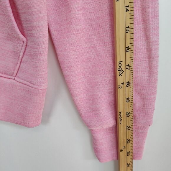 Mossy Oak Hoodie Sweatshirt Women's S Pink Large Flag Logo Pullover Pockets - Picture 7 of 10